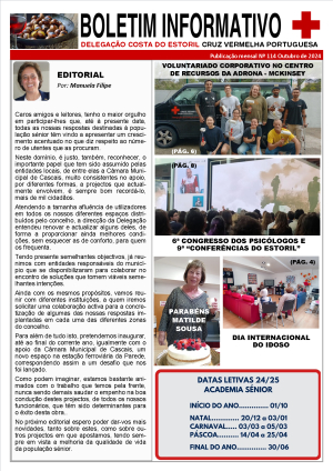 Boletim Informativo 114, Outubro de 2024