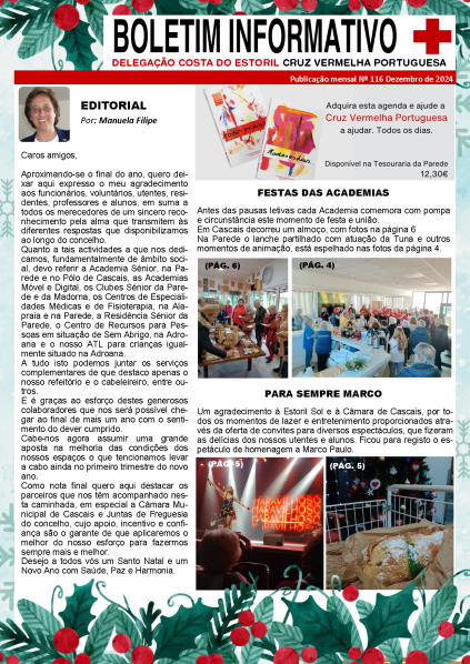 Boletim Informativo116, dezembro 2024
