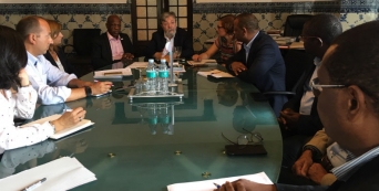 Visita da Cruz Vermelha de Cabo Verde